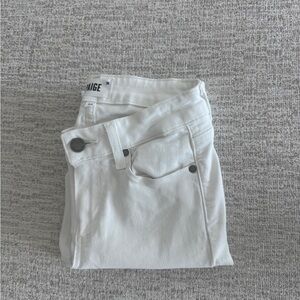 PAIGE Crisp White Denim Pants